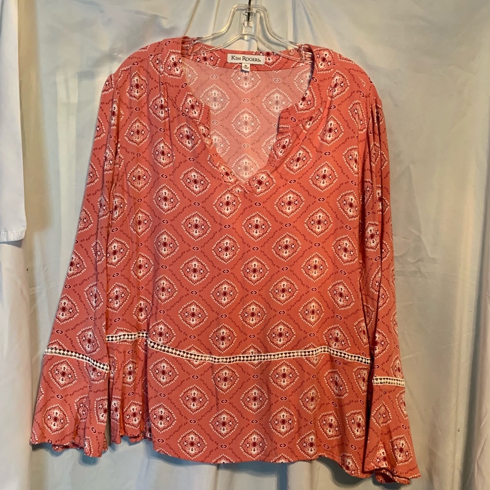 Kim Rogers blouse XL EUC
